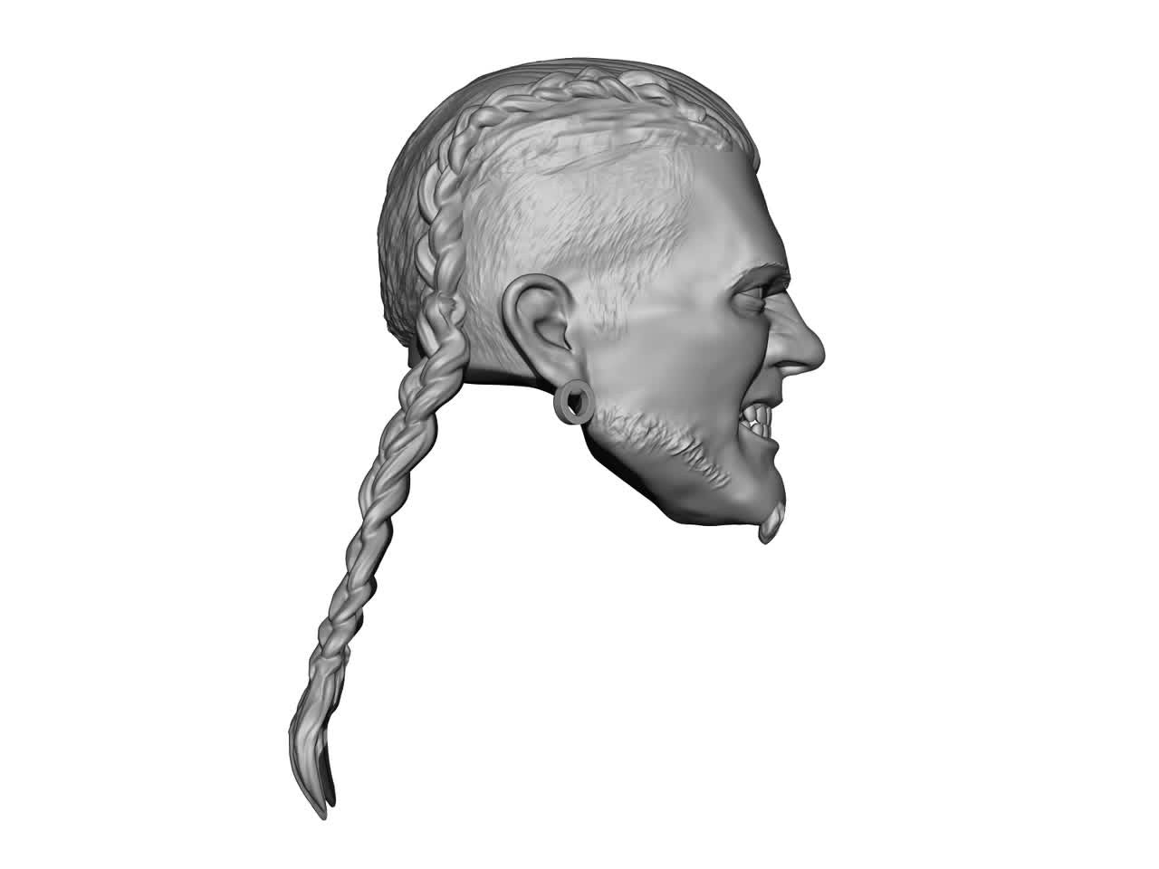 Extreme Jeff 25' Unpainted Resin head