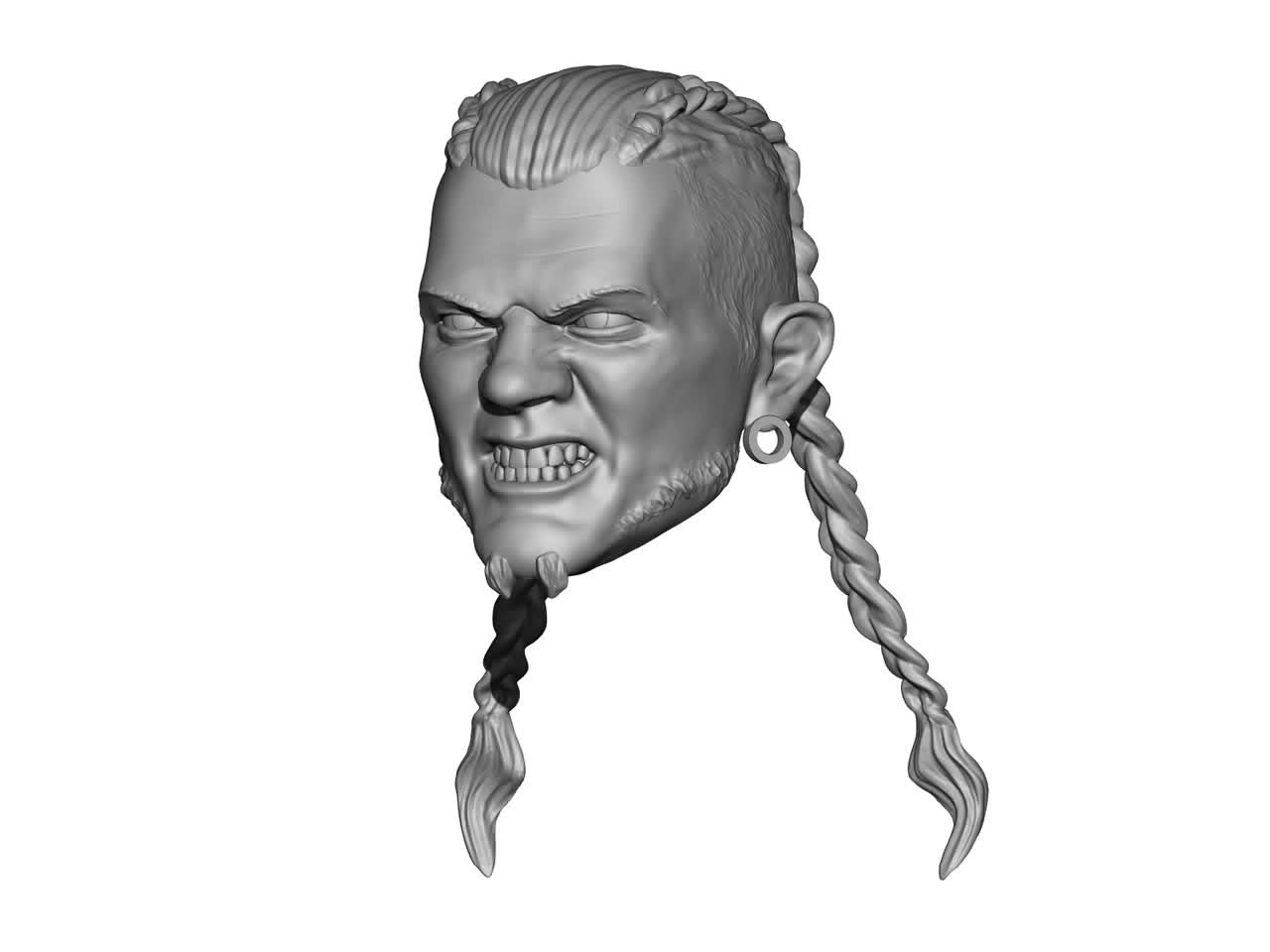 Extreme Jeff 25' Unpainted Resin head