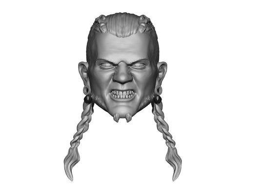 Extreme Jeff 25' Unpainted Resin head
